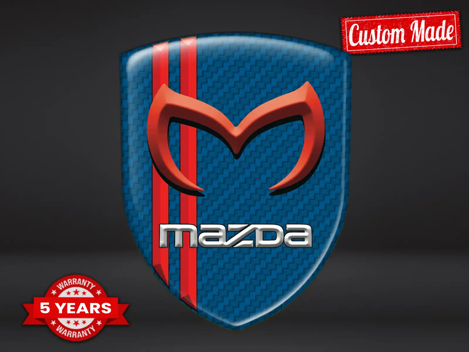 Mazda Adesivi Logo Personalizzati Stile Max Durevoli Pro